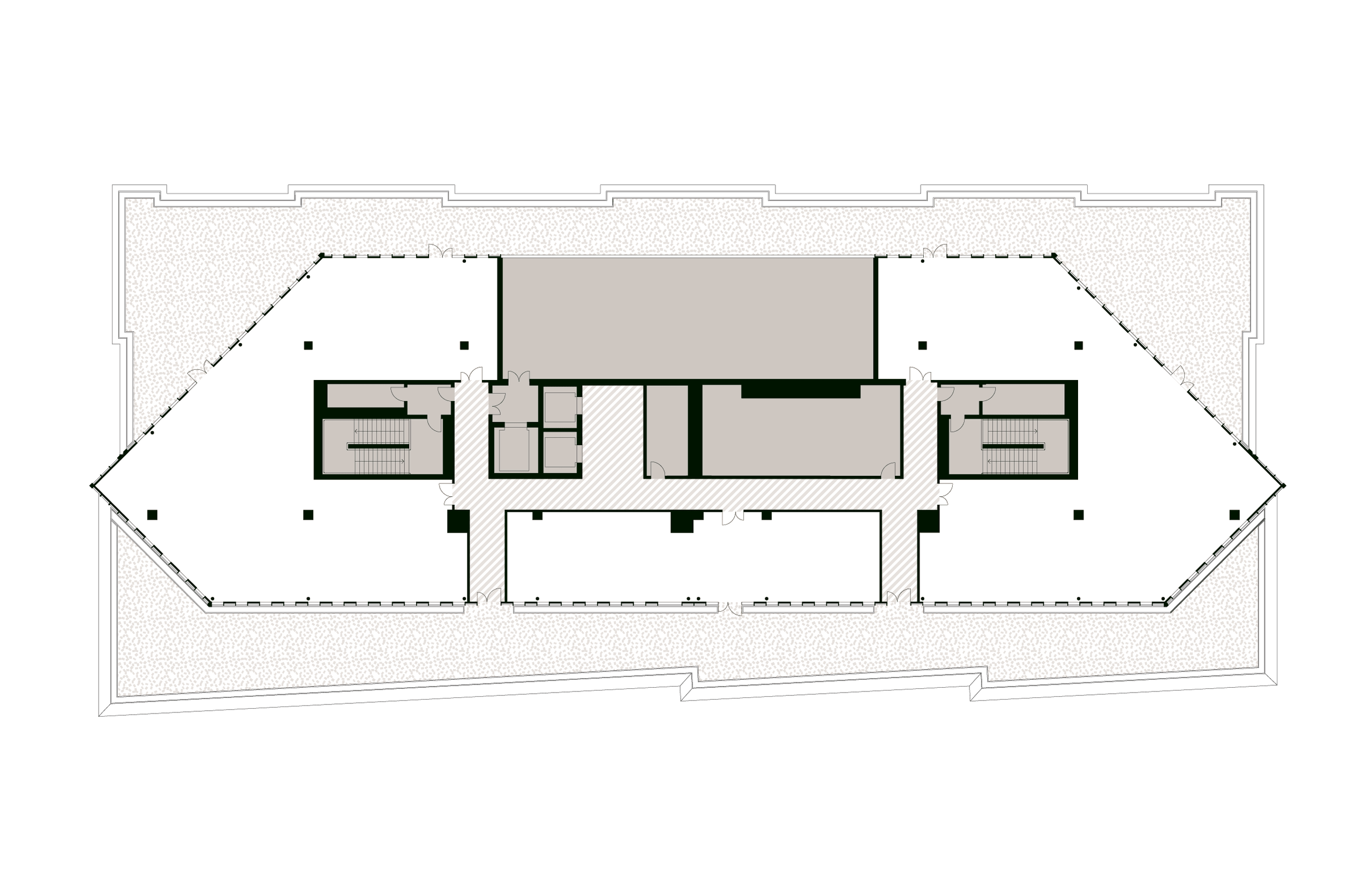 Building A — Second floor plan