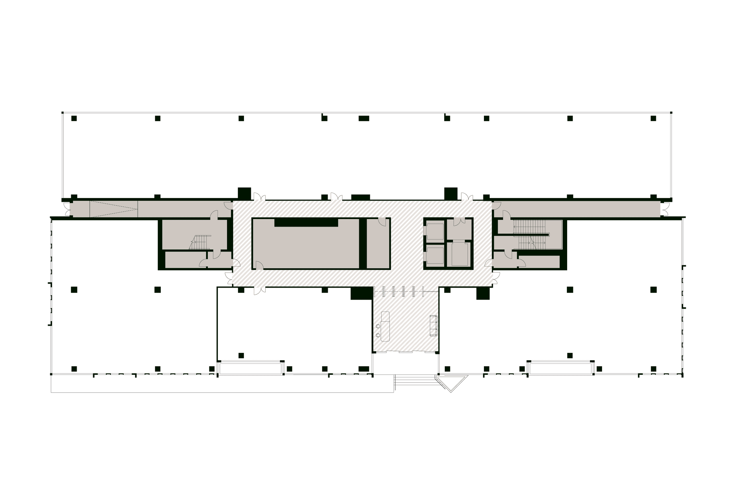 Building B — Ground floor plan