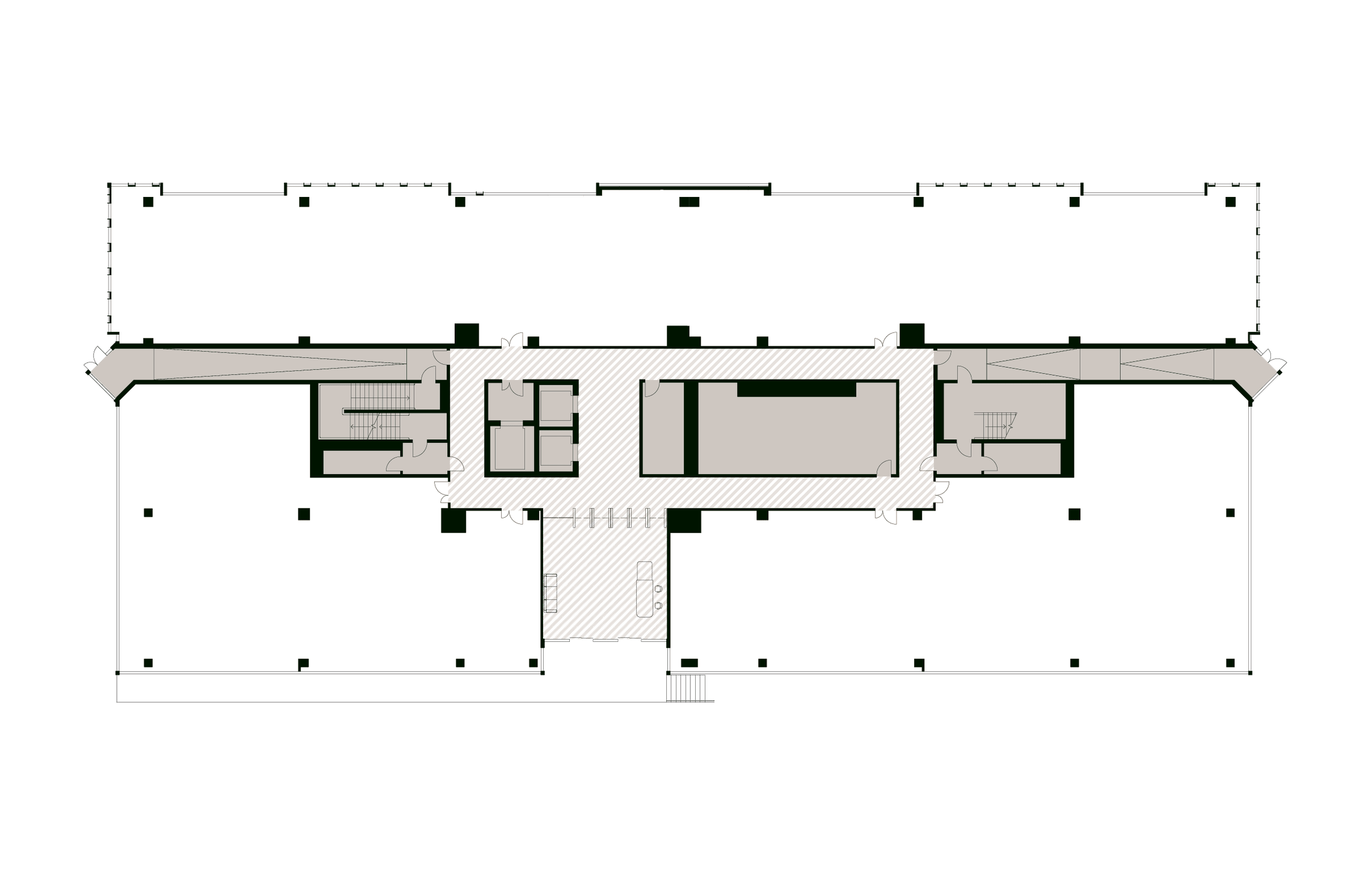 Building C — Ground floor plan