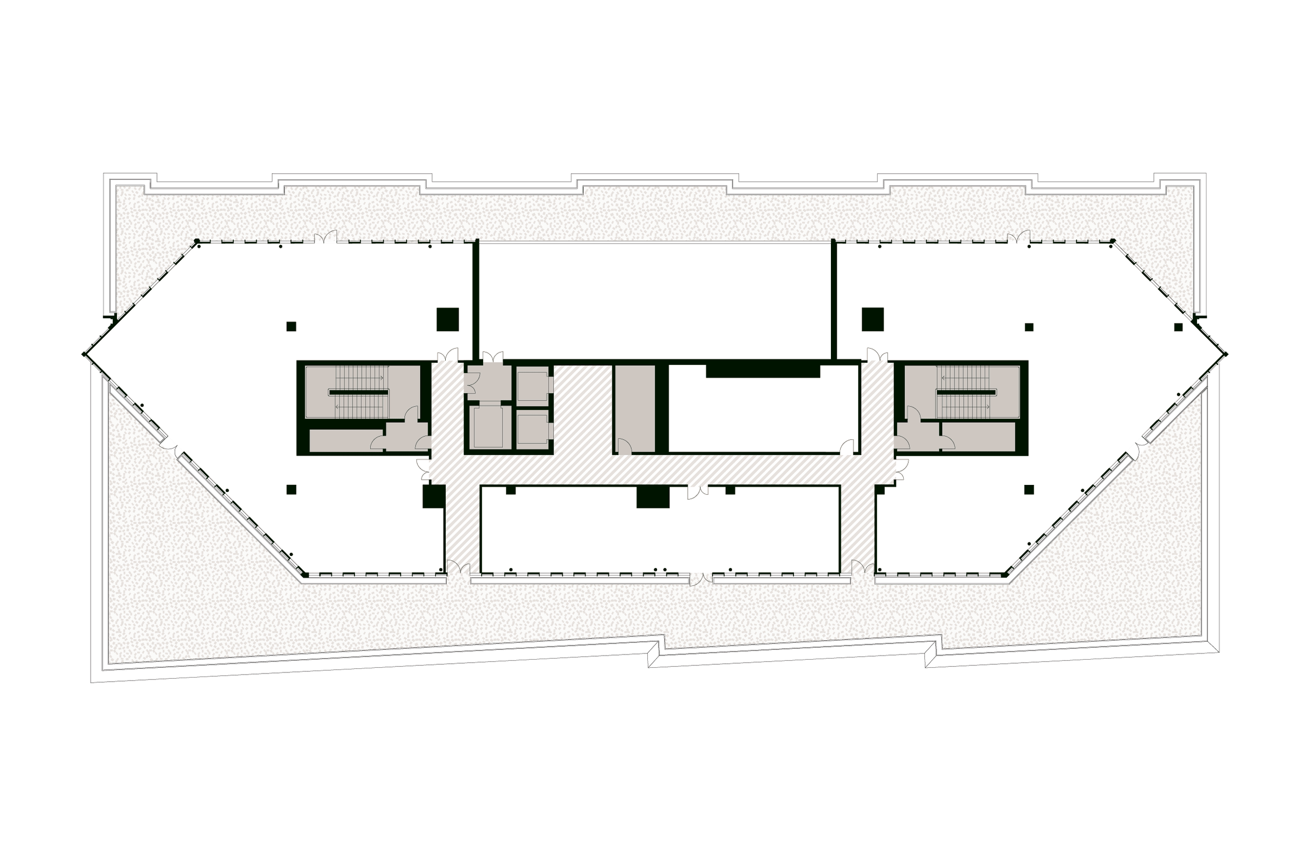 Building C — Second floor plan