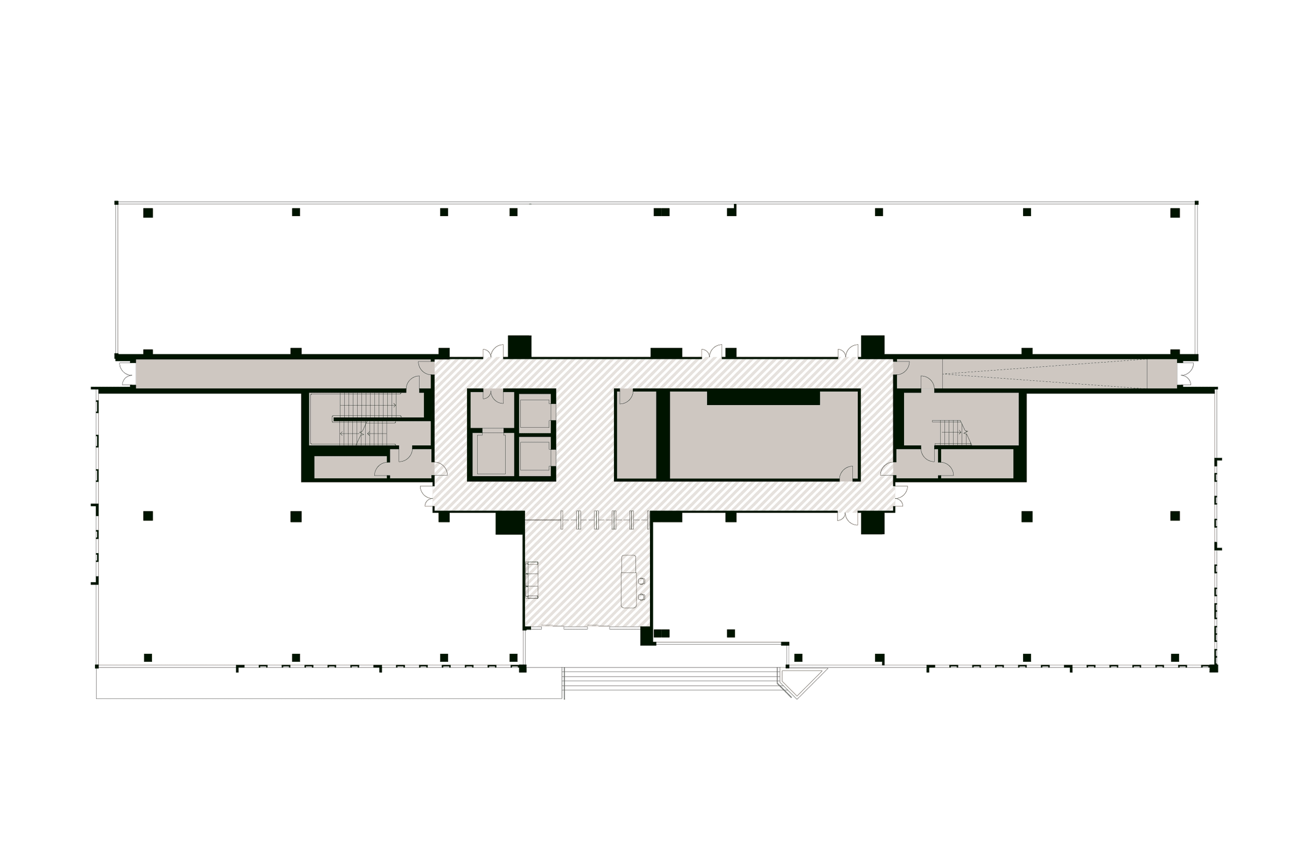 Building D — Ground floor plan